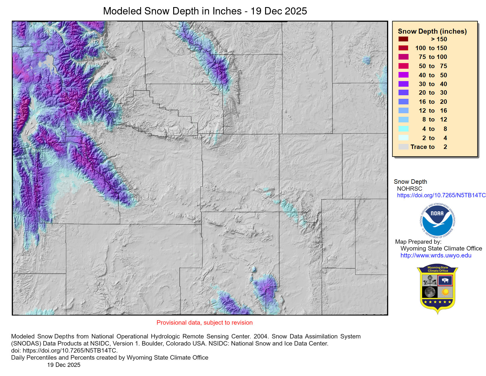 Wyoming Conditions Weekly Comparison Wyoming State Climate Office and