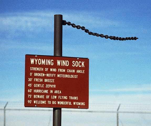 Windsock Speed Chart