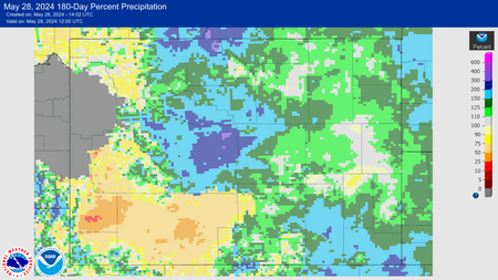 AHPS Precipitation Last 180 Days